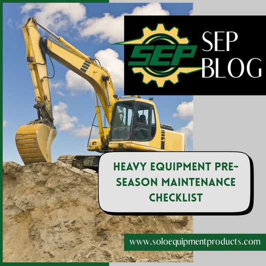 Heavy Equipment Pre-Season Maintenance Checklist