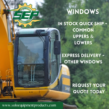 Upper Front Window for Volvo Excavator, Part VOSEP30.1, 15108848
